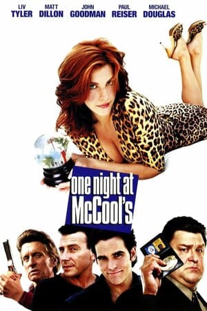 One Night at McCool's poster art