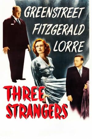 Three Strangers poster art