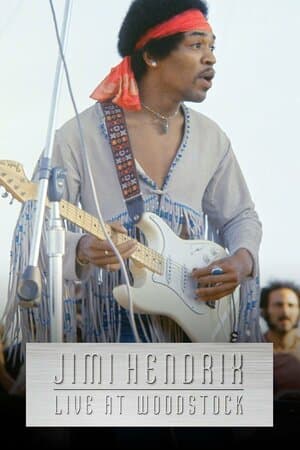 Jimi Hendrix Live at Woodstock poster art