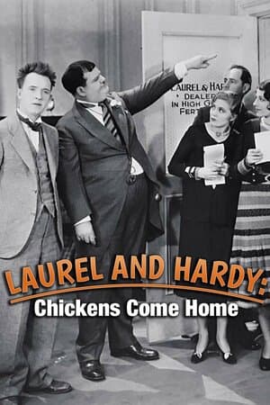 Laurel and Hardy: Chickens Come Home poster art