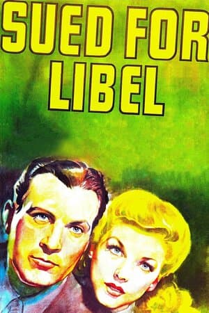 Sued for Libel poster art