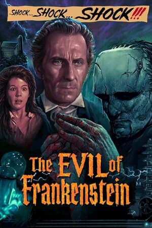 The Evil of Frankenstein poster art