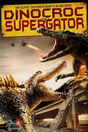 Dinocroc vs. Supergator poster art