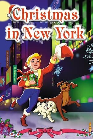 Christmas in New York poster art