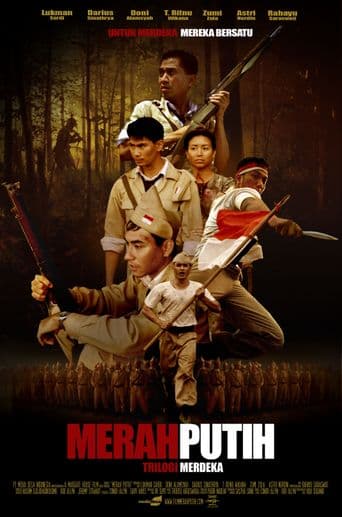 Red and White poster art