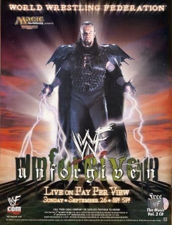 WWE Unforgiven 1999 poster art